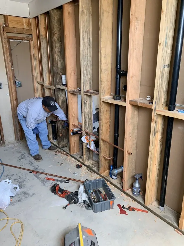 Commercial rough-in plumbing for Commercial Plumbing in Princeton